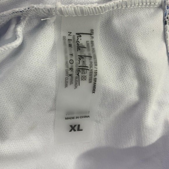 Nicole Miller Snap Front Bikini Top  XL Floral - Picture 5 of 7